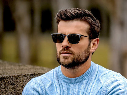 Titanium Magnetic Clip-on Eyeglasses Sunglasses (5-in-1)