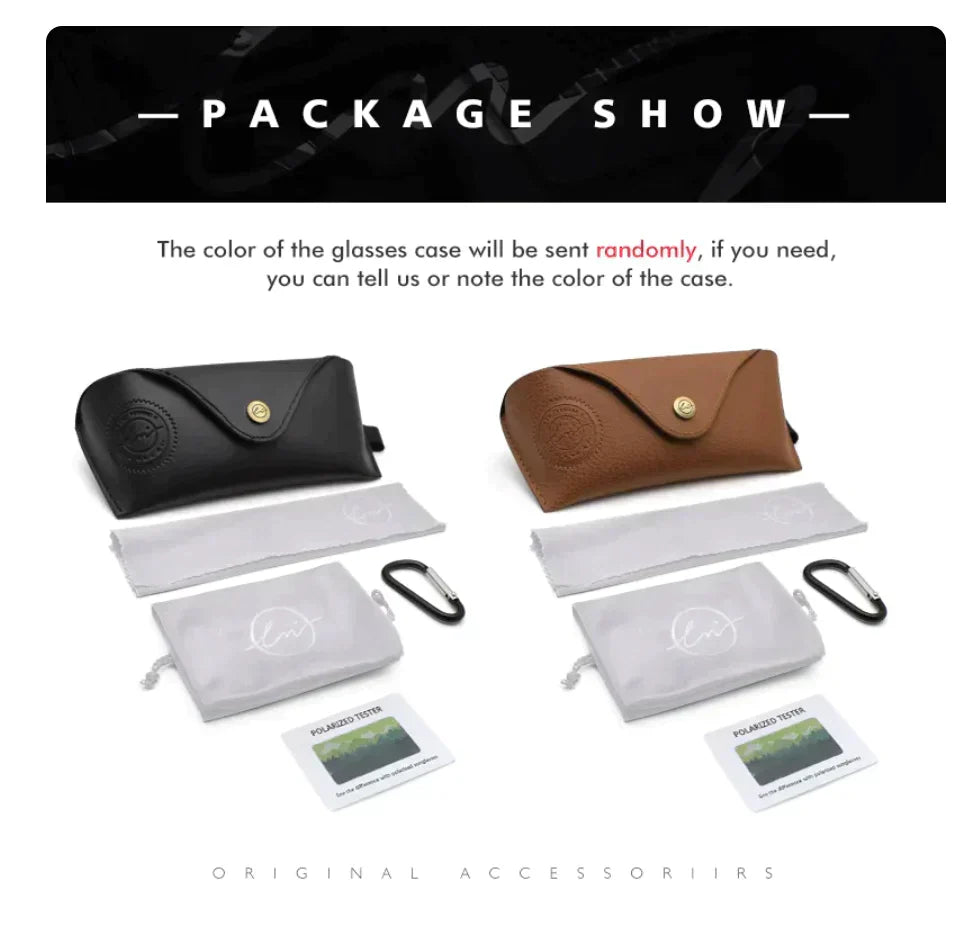 6-in-1 Magnetic Polerised Sunglasses