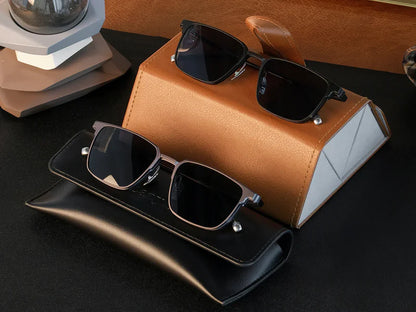 Titanium Magnetic Clip-on Eyeglasses Sunglasses (5-in-1)