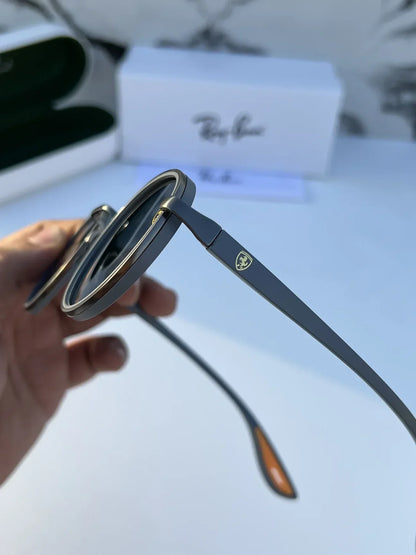 #2 METAL GREY BLACK UV-400 SUNGLASSES